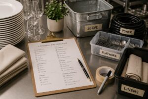 Complete Wedding Catering Checklist